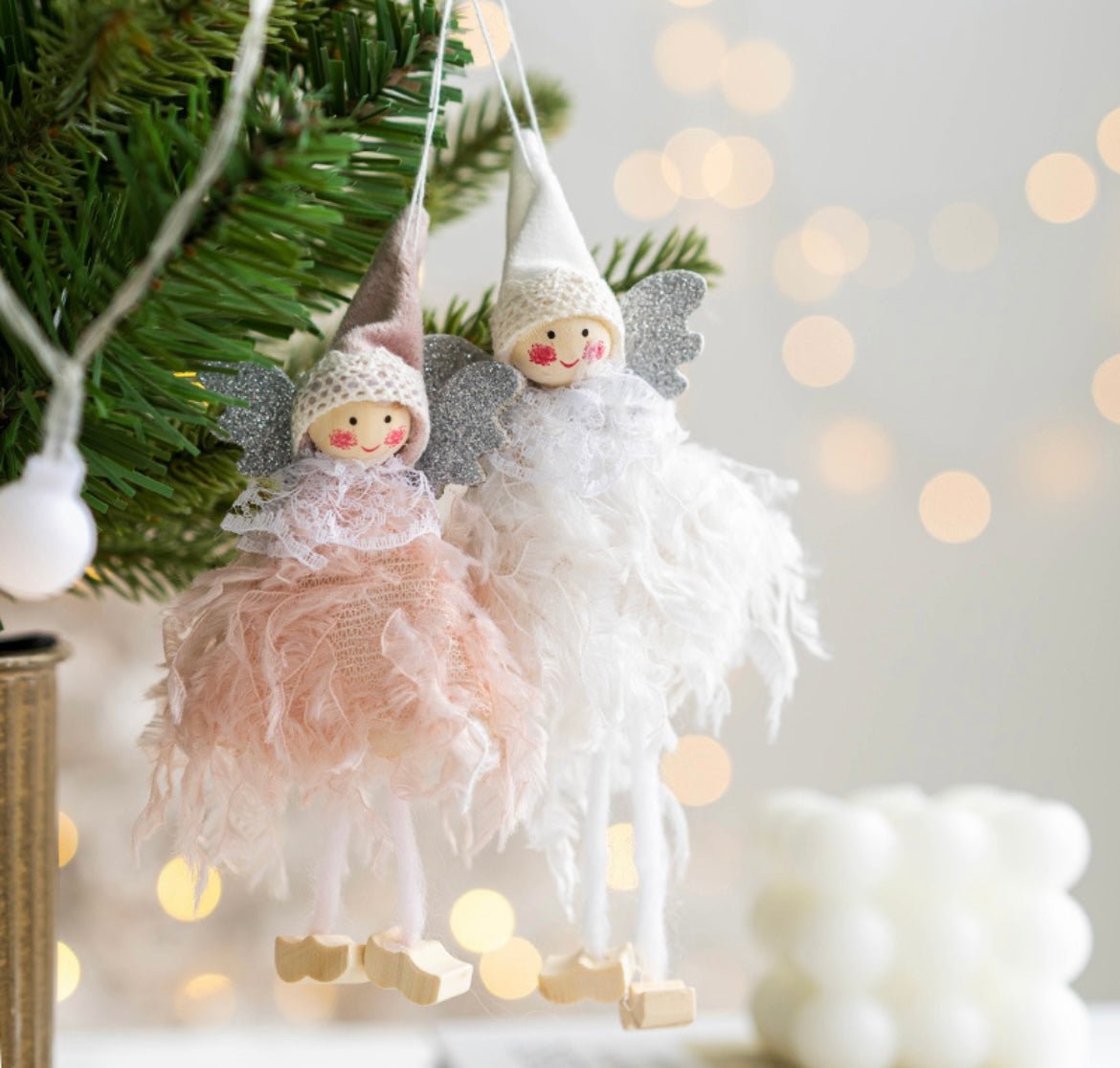 Handmade Lace Skirt Little Angel: Charming Pink, Grey, and White Colors - Perfect Gift for Her or Girls. Exquisite Craftsmanship for a Thoughtful and Unique Present. - Simplidecor