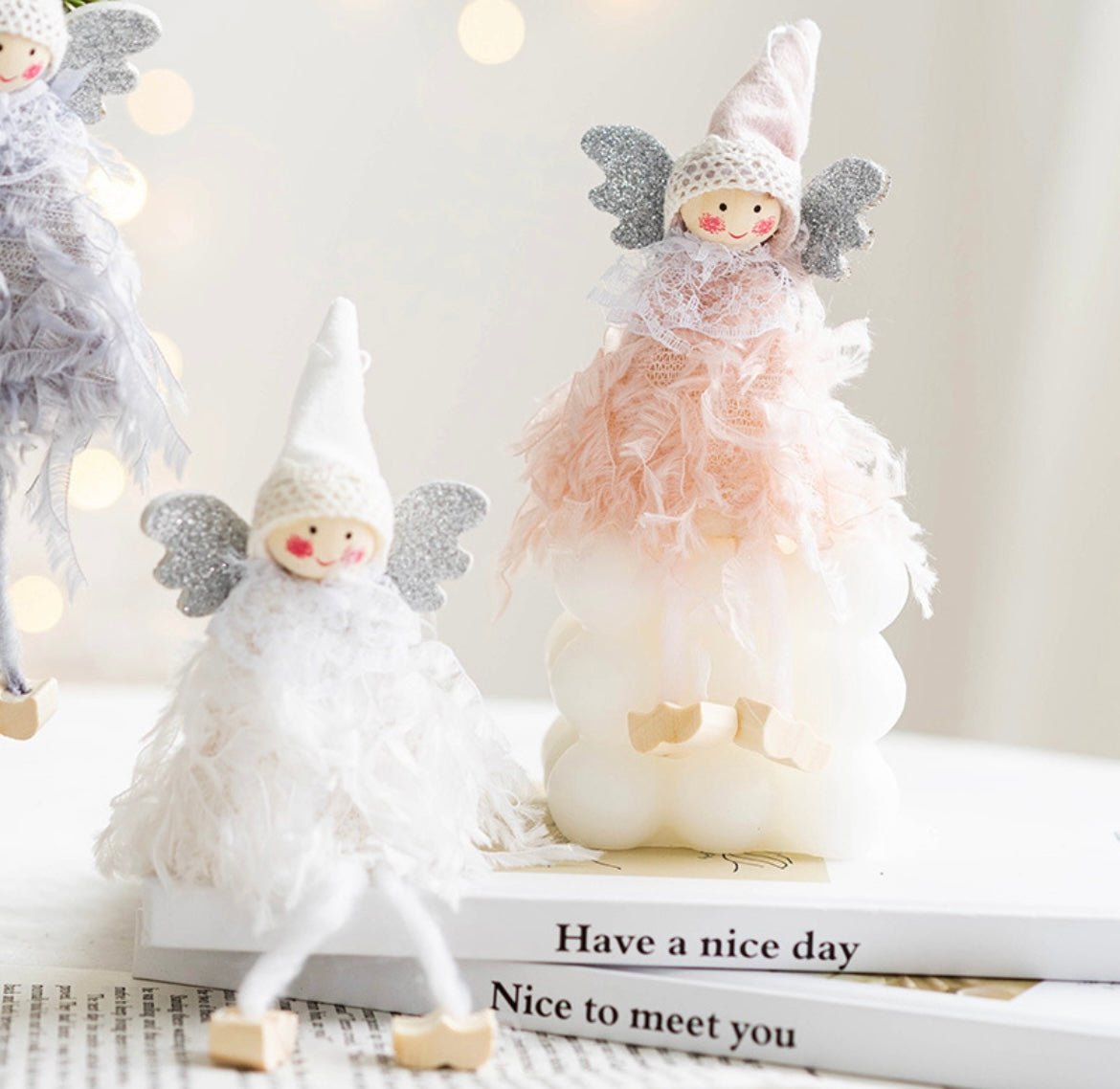 Handmade Lace Skirt Little Angel: Charming Pink, Grey, and White Colors - Perfect Gift for Her or Girls. Exquisite Craftsmanship for a Thoughtful and Unique Present. - Simplidecor