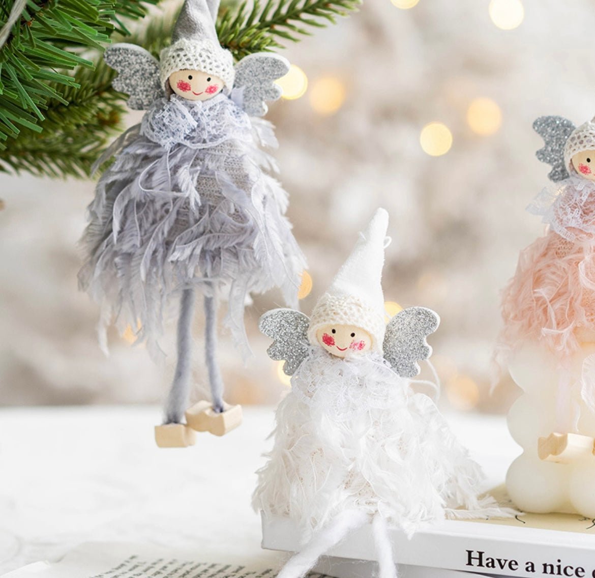 Handmade Lace Skirt Little Angel: Charming Pink, Grey, and White Colors - Perfect Gift for Her or Girls. Exquisite Craftsmanship for a Thoughtful and Unique Present. - Simplidecor