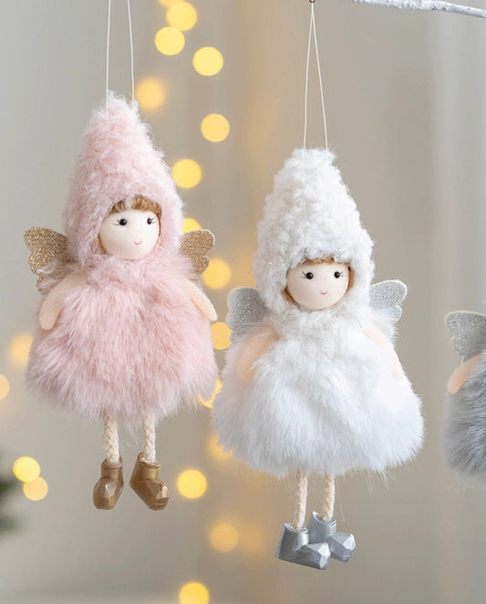 Handmade Little Angel: Fluffy Dress and Hat - Perfect Cute and Charming Gift for Girls. Ideal for Christmas, Valentine's, and Birthdays. Unique and Heartwarming Present for Her. - Simplidecor