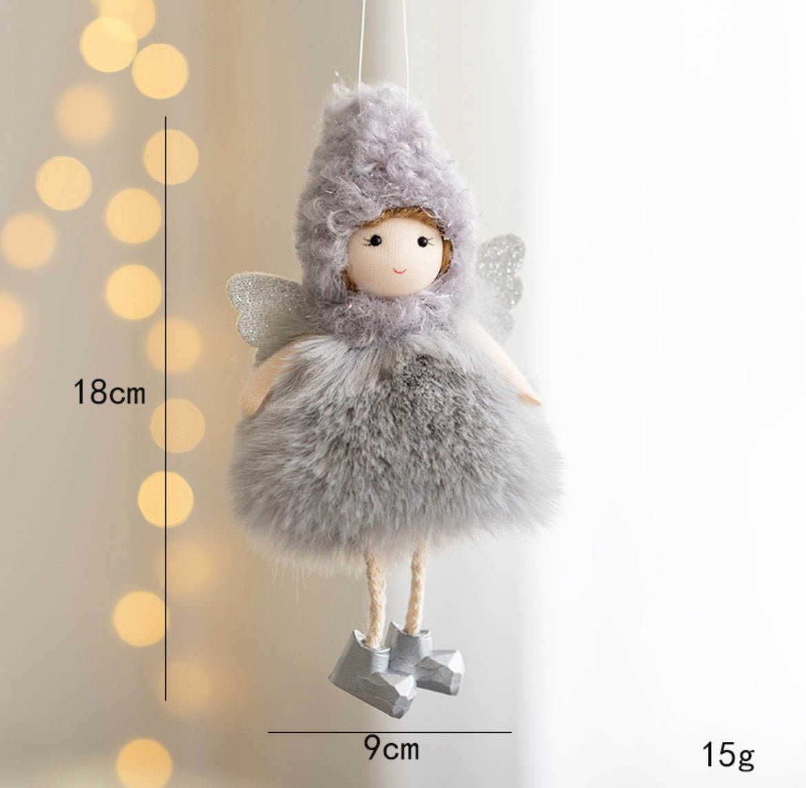 Handmade Little Angel: Fluffy Dress and Hat - Perfect Cute and Charming Gift for Girls. Ideal for Christmas, Valentine's, and Birthdays. Unique and Heartwarming Present for Her. - Simplidecor
