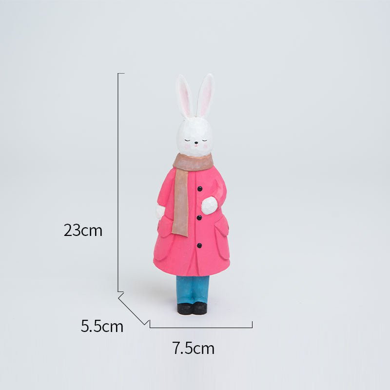 Infuse Your Home with Charm: Handcrafted Wood Rabbits - Sustainable Elegance for Timeless Decor and Thoughtful Gifts! - Simplidecor