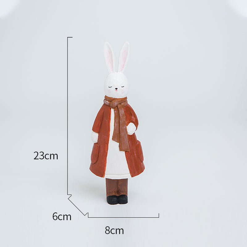 Infuse Your Home with Charm: Handcrafted Wood Rabbits - Sustainable Elegance for Timeless Decor and Thoughtful Gifts! - Simplidecor