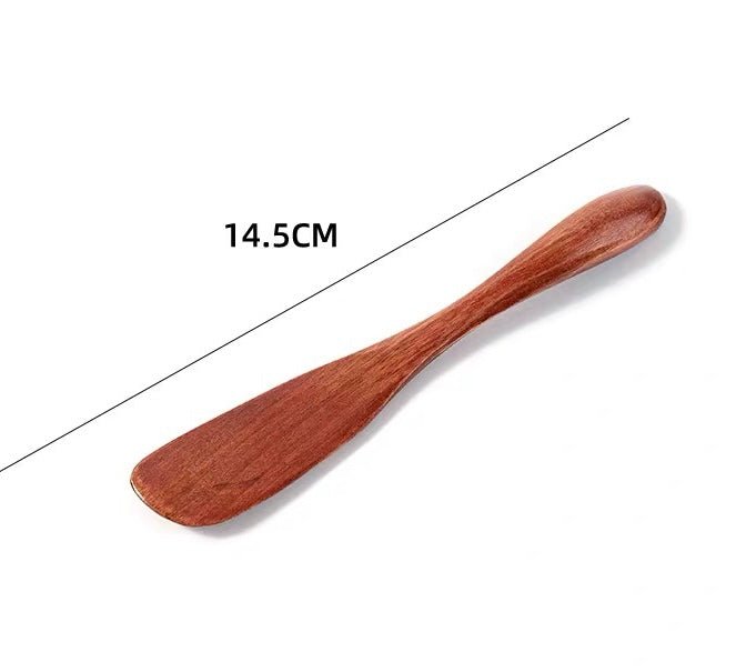 Natural Wood Butter & Jam Spreaders – Elegant Beechwood Eco Utensils for Daily Use - Simplidecor