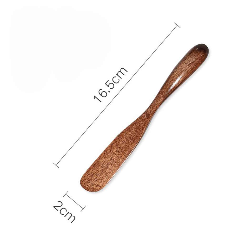 Natural Wood Butter & Jam Spreaders – Elegant Beechwood Eco Utensils for Daily Use - Simplidecor