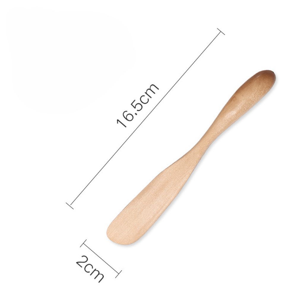 Natural Wood Butter & Jam Spreaders – Elegant Beechwood Eco Utensils for Daily Use - Simplidecor