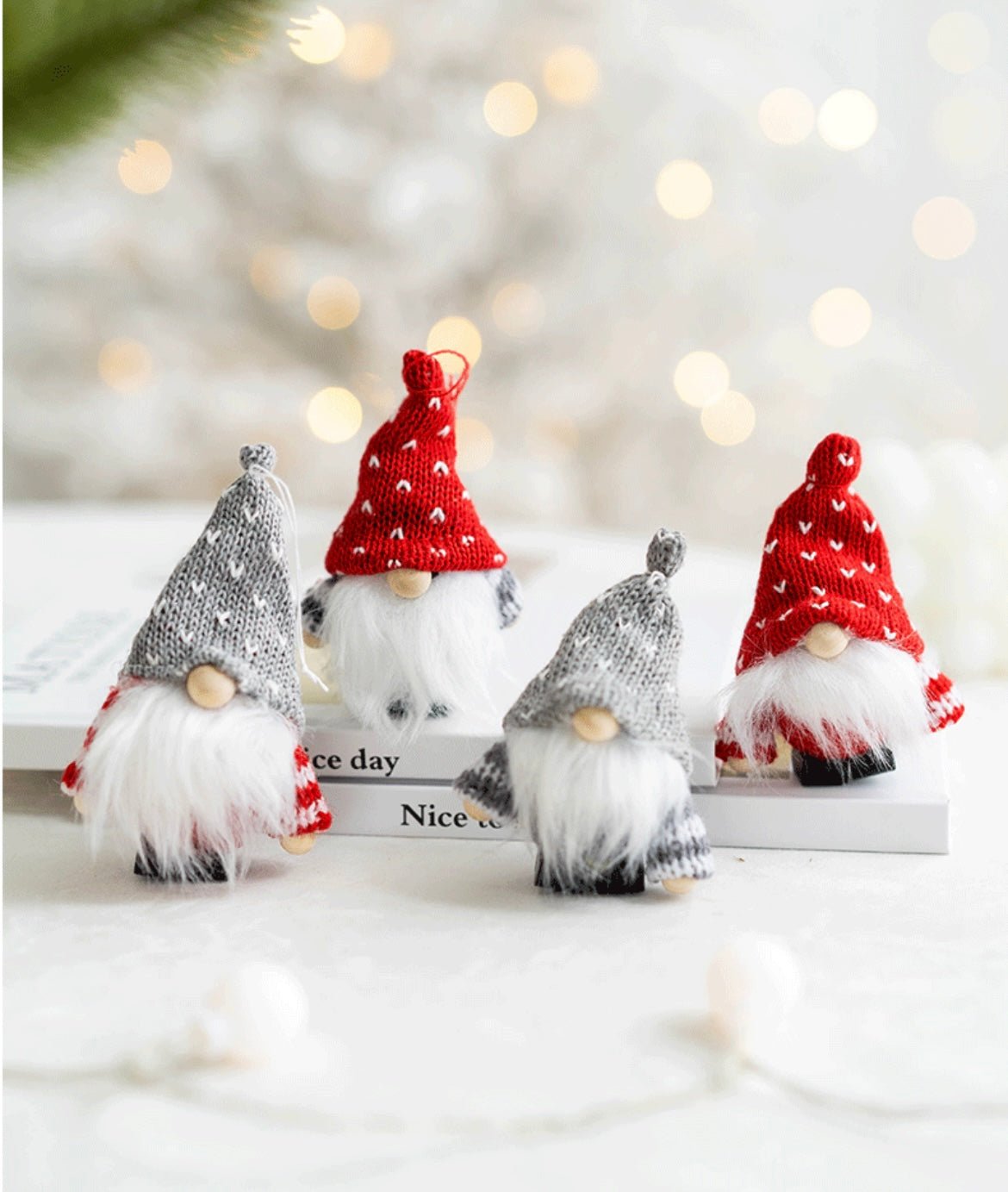 Nordic Gnome Sets: Adorable Holiday Decor with Knitted and Plush Options - Perfect Festive Gifts and Charming Blessings - Simplidecor