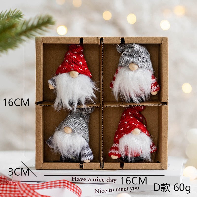 Nordic Gnome Sets: Adorable Holiday Decor with Knitted and Plush Options - Perfect Festive Gifts and Charming Blessings - Simplidecor