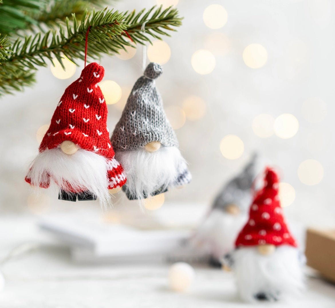 Nordic Gnome Sets: Adorable Holiday Decor with Knitted and Plush Options - Perfect Festive Gifts and Charming Blessings - Simplidecor