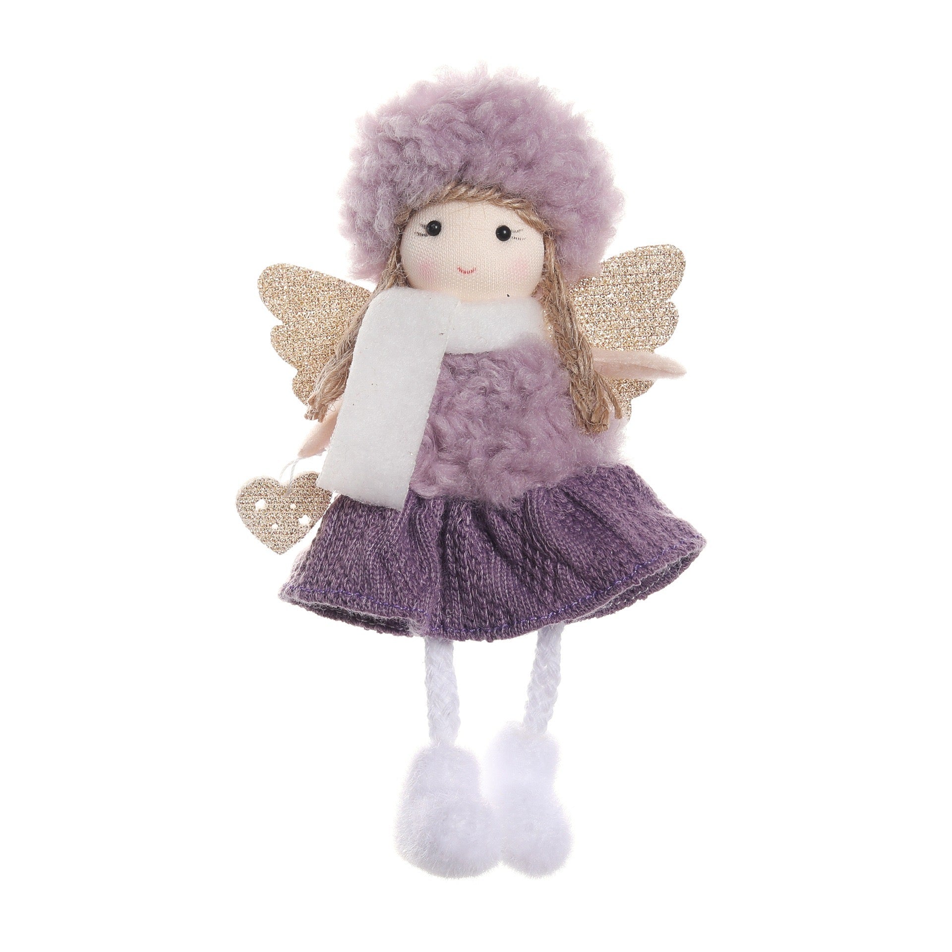 Purple Knit Skirt Set: Whimsical and Charming Gift for Girls - Ideal for Christmas, Valentine's, and Birthday Celebrations - Simplidecor