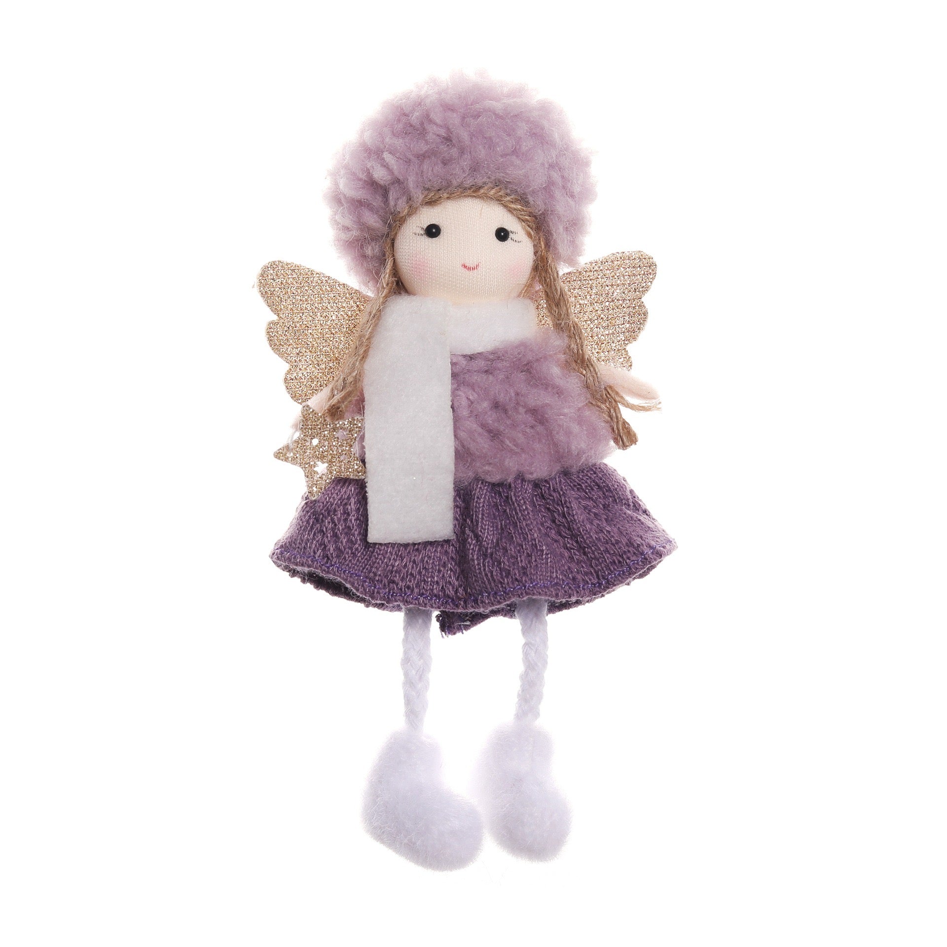 Purple Knit Skirt Set: Whimsical and Charming Gift for Girls - Ideal for Christmas, Valentine's, and Birthday Celebrations - Simplidecor