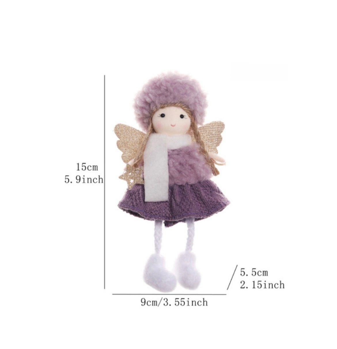 Purple Knit Skirt Set: Whimsical and Charming Gift for Girls - Ideal for Christmas, Valentine's, and Birthday Celebrations - Simplidecor