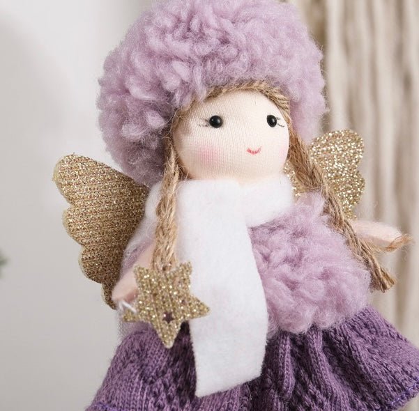 Purple Knit Skirt Set: Whimsical and Charming Gift for Girls - Ideal for Christmas, Valentine's, and Birthday Celebrations - Simplidecor