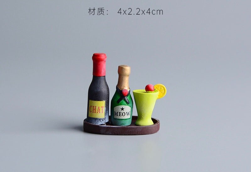 Resin Miniatures: Chic Decor for Various Scenes, Desktop Relaxation, Surprise Birthday Gifts and Chic Presents for Friends - Simplidecor