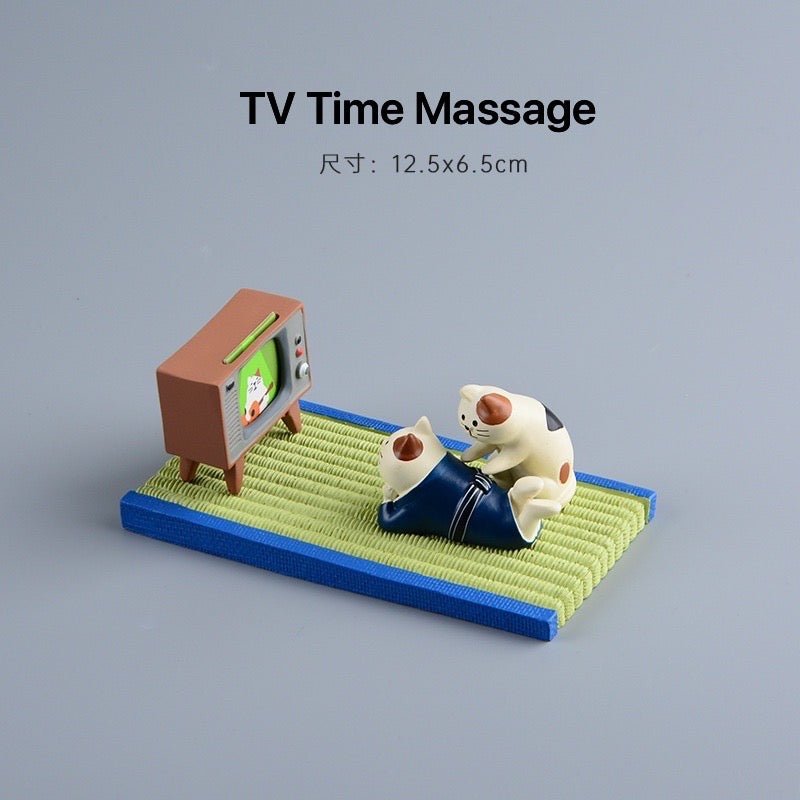 Resin Mininatures： Massage Moments Collection - Unique Figurines for Mother's Day, Valentine's, Christmas, and Birthdays - Simplidecor