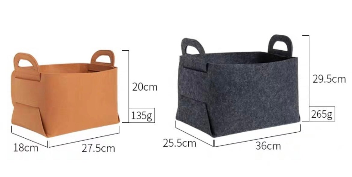 Revitalize Your Space: Stylish Felt Storage Boxes for a Neat and Organized Home! - Simplidecor