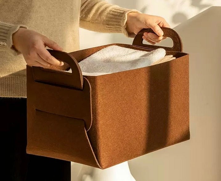 Revitalize Your Space: Stylish Felt Storage Boxes for a Neat and Organized Home! - Simplidecor