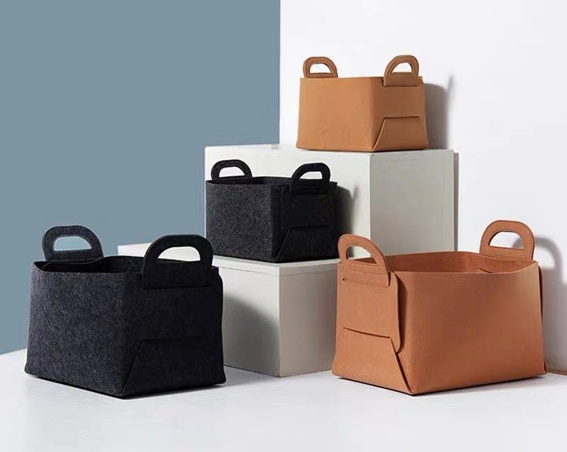 Revitalize Your Space: Stylish Felt Storage Boxes for a Neat and Organized Home! - Simplidecor