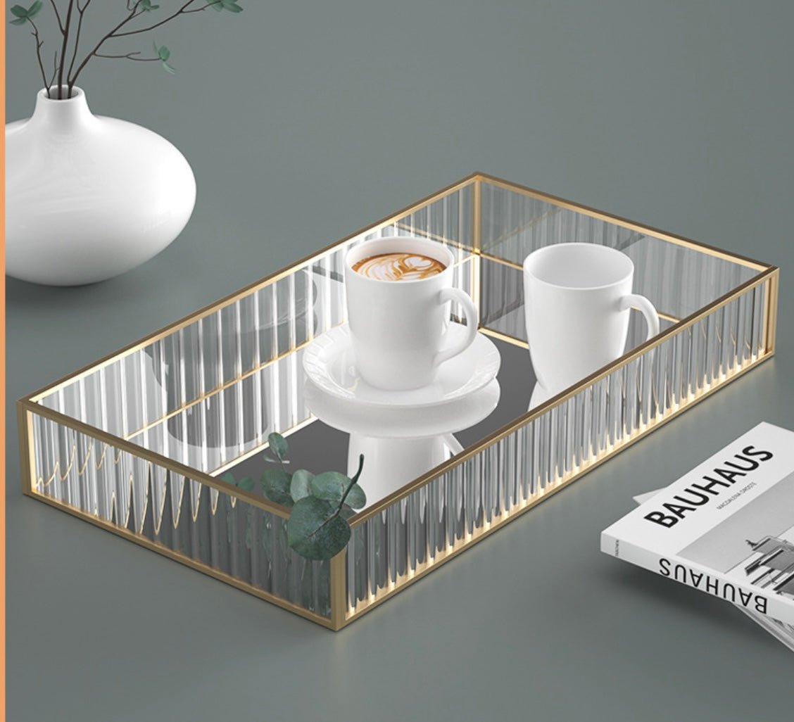 Sophisticated Glass Storage Tray: Elevate Your Space with Minimalist Elegance - Simplidecor