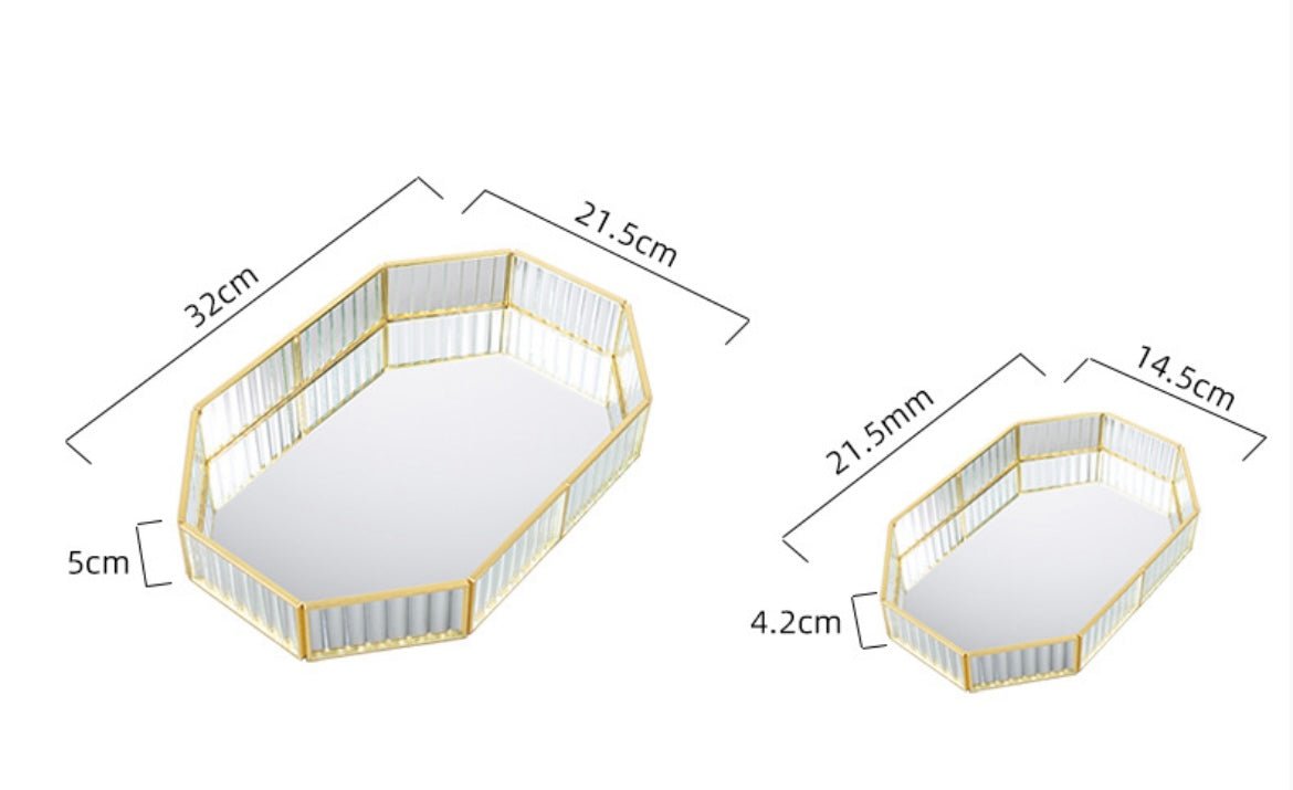 Sophisticated Glass Storage Tray: Elevate Your Space with Minimalist Elegance - Simplidecor