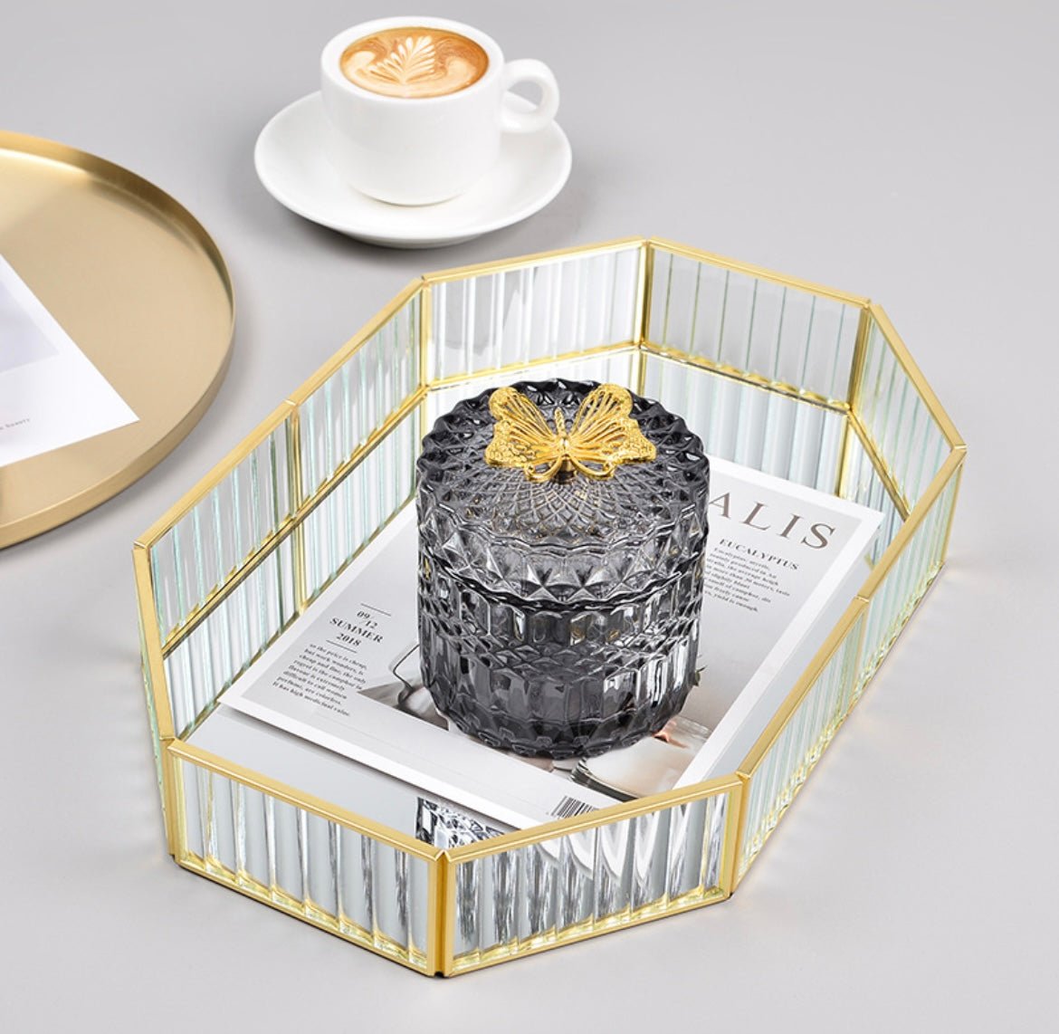 Sophisticated Glass Storage Tray: Elevate Your Space with Minimalist Elegance - Simplidecor