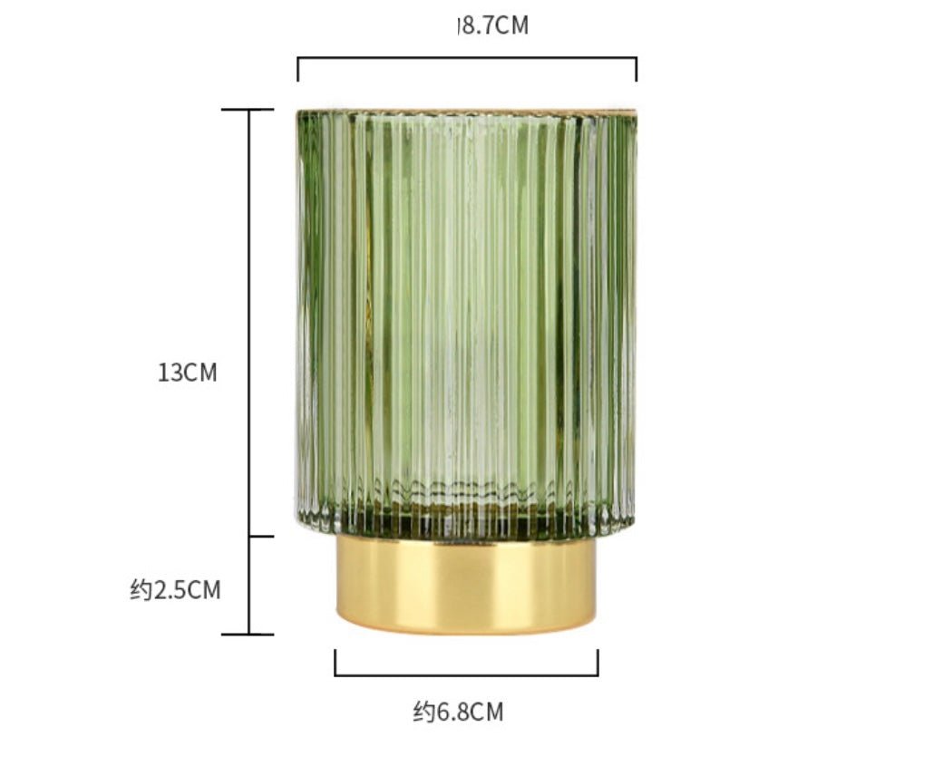 Sophisticated Thick - Walled Glass Storage Jar: Nordic - Inspired Elegance for Cosmetics, Stationery, and Decor - Simplidecor