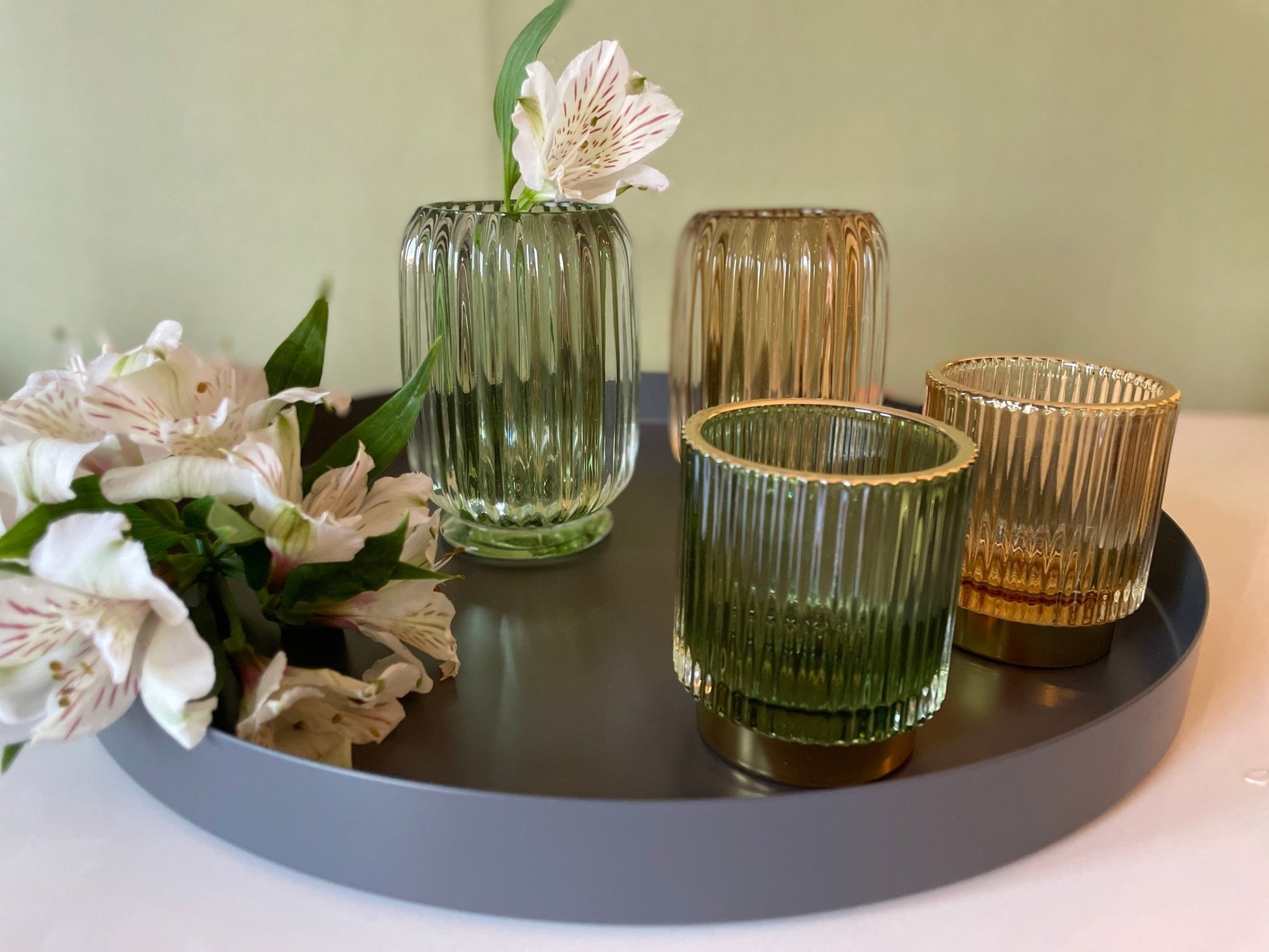 Sophisticated Thick - Walled Glass Storage Jar: Nordic - Inspired Elegance for Cosmetics, Stationery, and Decor - Simplidecor