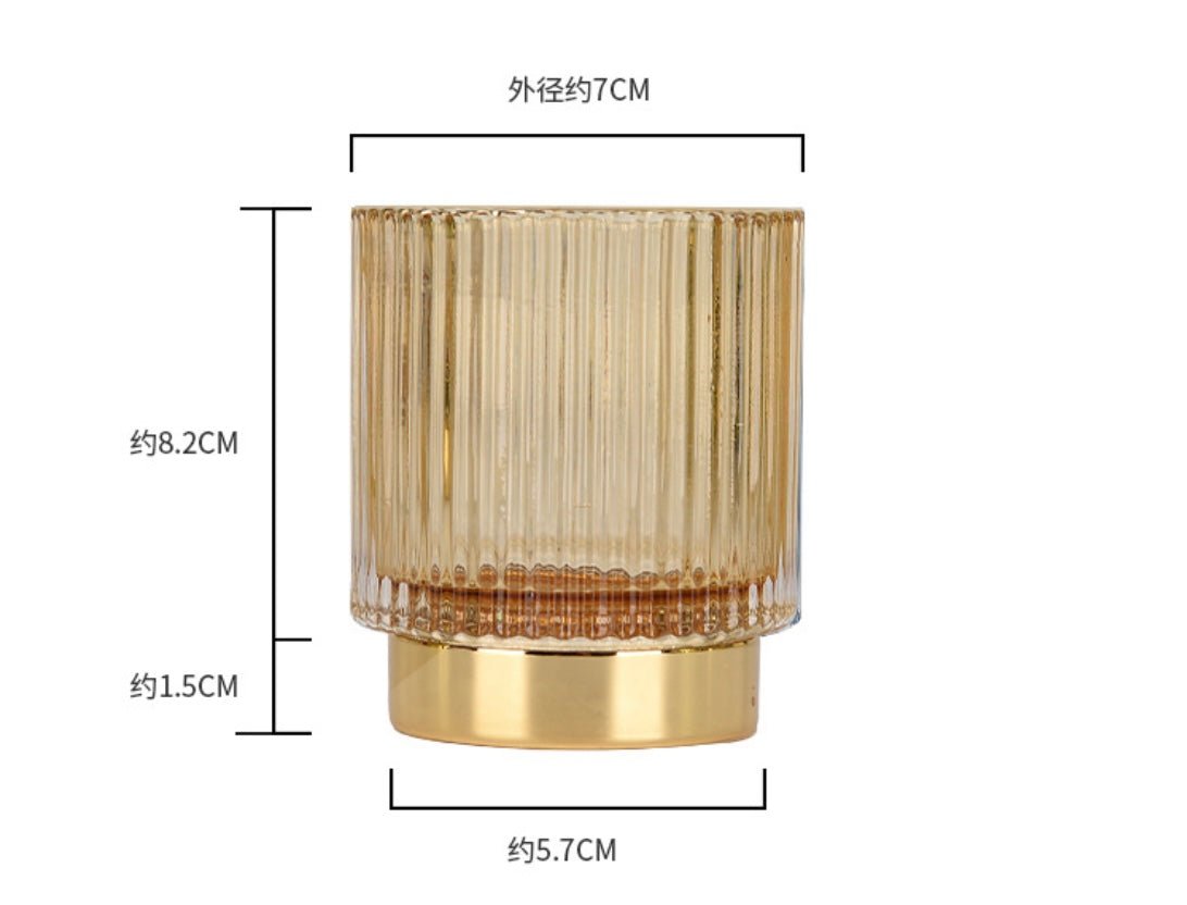 Sophisticated Thick - Walled Glass Storage Jar: Nordic - Inspired Elegance for Cosmetics, Stationery, and Decor - Simplidecor