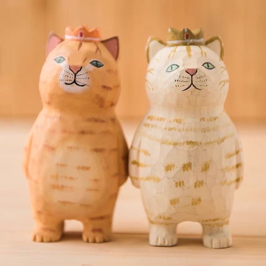Sustainable Handcrafted Wood Cat – Elevate Home Decor, Perfect for Festive and Birthday Gifts! - Simplidecor
