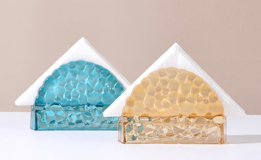 Timeless Elegance: Vintage - style Glass Tissue Holder for Modern Home Decor - Simplidecor