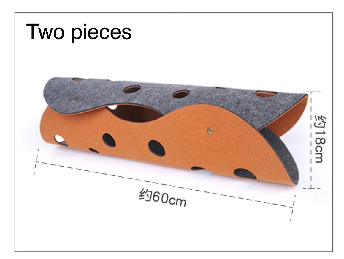 Upgrade Pet Playtime with Our Snap - On Felt Tunnel – Easy Assembly, Cozy Comfort, and Stylish Design for Your Furry Friend's Joy! 🐾🌈 #PetTunnel #EasyAssembly #CozyPlay #StylishPetToy - Simplidecor